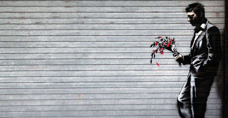 Picture of the Day: Banksy Looks for Love in Hell's Kitchen