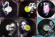 25 Musicians Painted Directly onto Vinyl Records