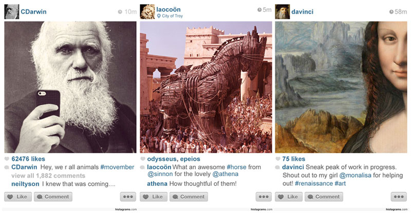 What If There Was Instagram Throughout History?