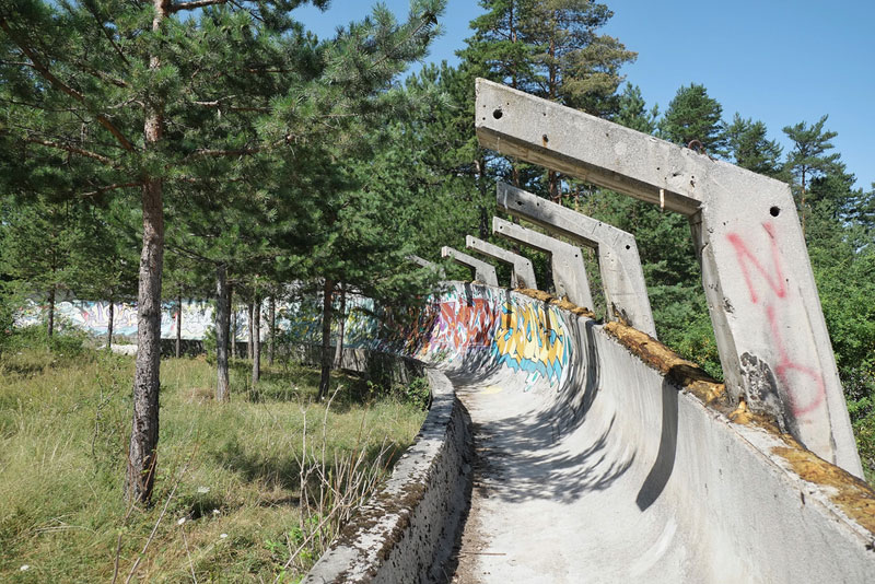 What the Bobsled Track from the Sarajevo '84 Olympics Looks Like Today