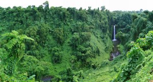 sopoaga falls and surrounding area panorama samoa Sopoaga Falls and surrounding area panorama samoa