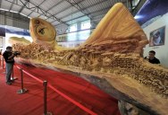 This is the World’s Longest Wood Carving. It was Made from a Single Tree Trunk
