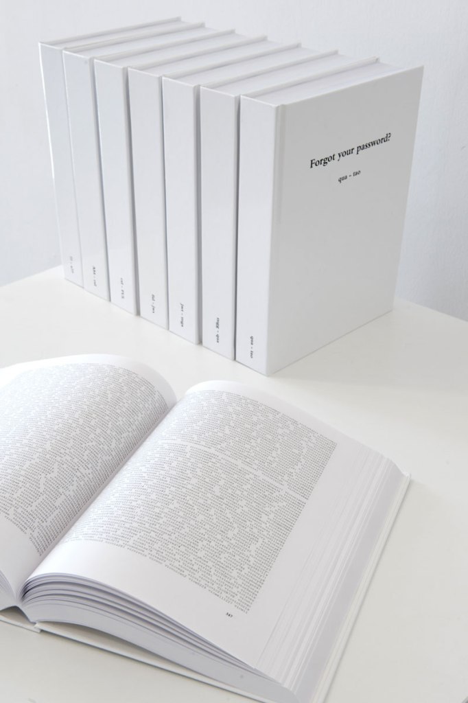 Artist Prints 4.7 Million Leaked LinkedIn Passwords in Eight, 800-page Books