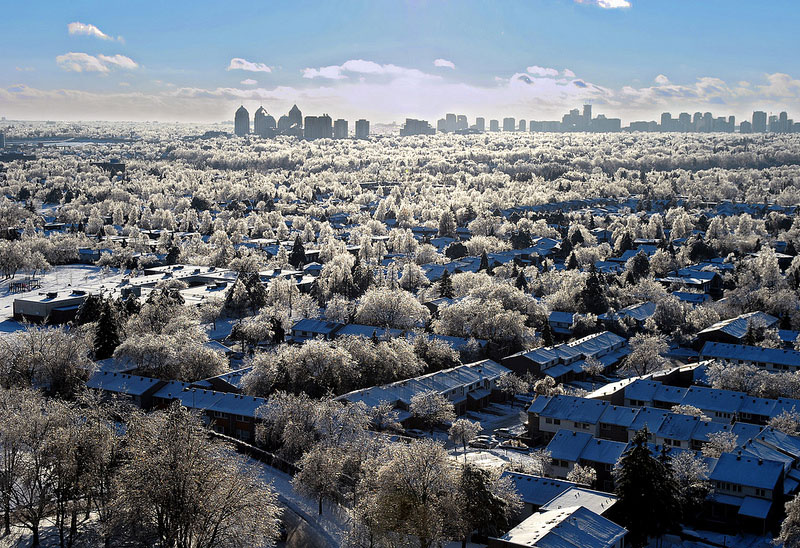 Picture of the Day: White Christmas in Toronto