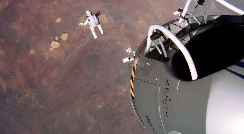GoPro Just Released New HD Footage of Felix Baumgartner's Space Jump and it's Insane