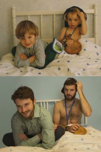 two brothers recreate childhood photos joe luxton 2 two brothers recreate childhood photos joe luxton (2)