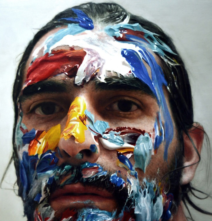 I Thought This Guy Just Took Pictures of His Face with Paint on It. Nope