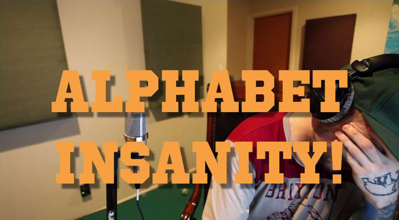 Watch This Guy Rap Through the Entire Alphabet at Ludicrous Speed