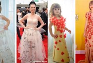 Mother and Daughter Recreate Paper Versions of Dresses Worn by Celebs
