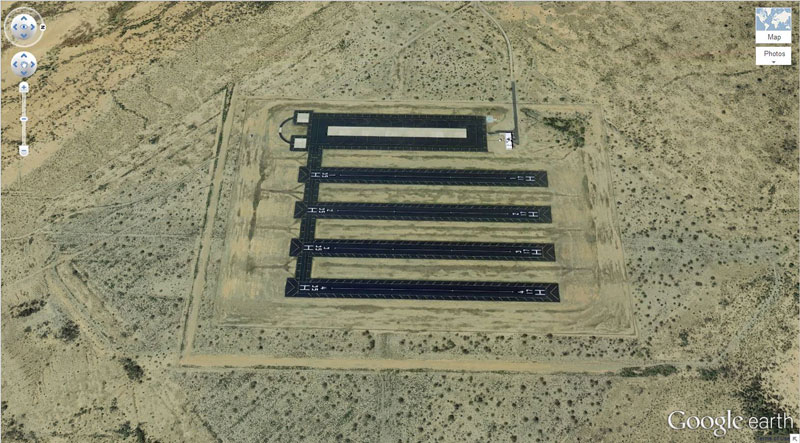 random base in the desert 50 Amazing Finds on Google Earth