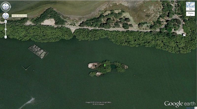 shipwreck-forest google earth