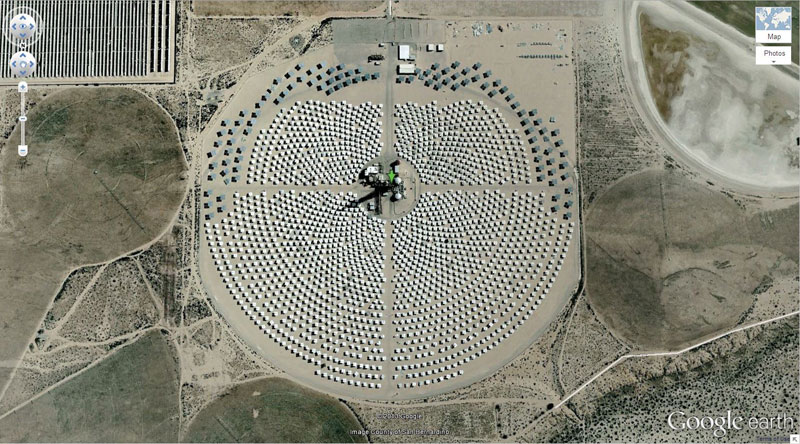 solar field 50 Amazing Finds on Google Earth