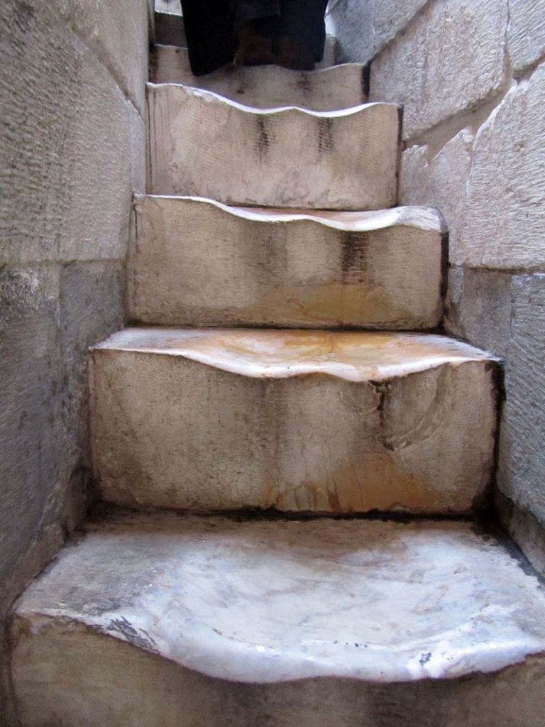Picture of the Day: The Worn Marble Steps at the Leaning Tower of Pisa