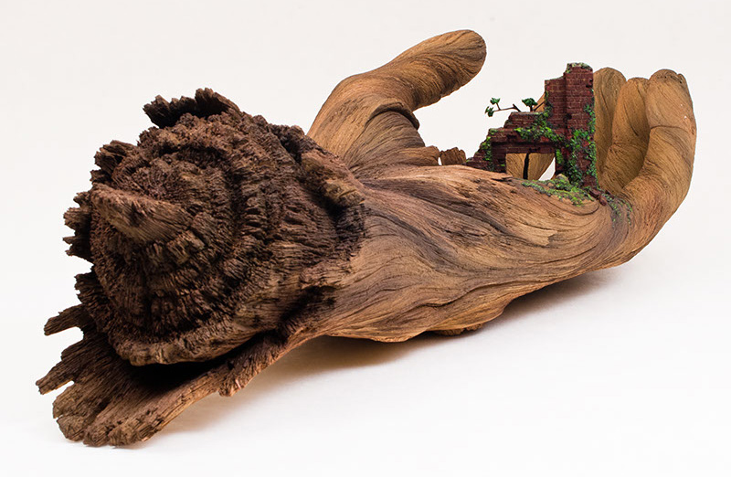 Hyperrealistic 'Wood' Sculptures that are Actually Made of Ceramic