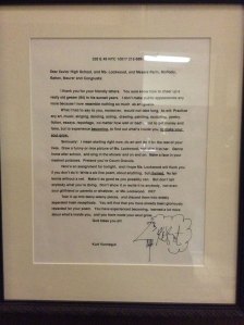 kurt vonnegut letter to students xavier high school kurt vonnegut letter to students xavier high school