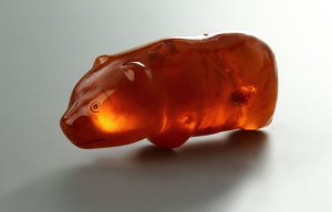 3000 year old amber bear amulet looks like a gummy bear 3000 year old amber bear amulet looks like a gummy bear