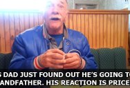 This Dad Just Found Out He’s Going to be a Grandfather. His Reaction is Priceless