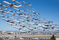 Picture of the Day: Eight Hours of Takeoffs at LAX