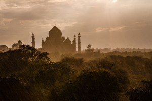 rainstorm at the taj mahal rainstorm at the taj mahal