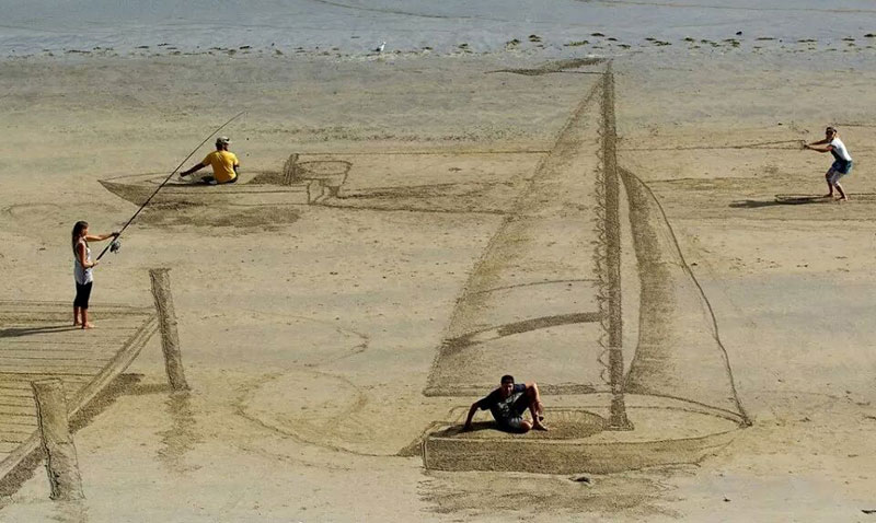 The Awesome 3D Beach Art of 3DSD
