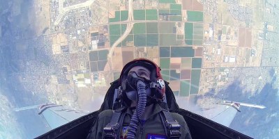 This Guy Got to Ride in an F16 so He Took a GoPro with Him