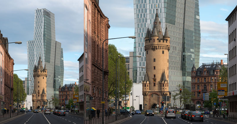 Picture of the Day: 600-year-old Tower in Front of a Modern High-Rise 