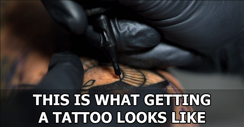 This is what getting a tattoo looks like from under your skin in ultraslow  motion