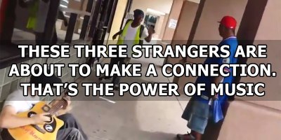 This Guy Was Just Playing His Guitar When Two Strangers Joined In and Made Something Beautiful
