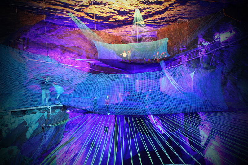 World’s Largest Underground Trampoline Set to Open in July