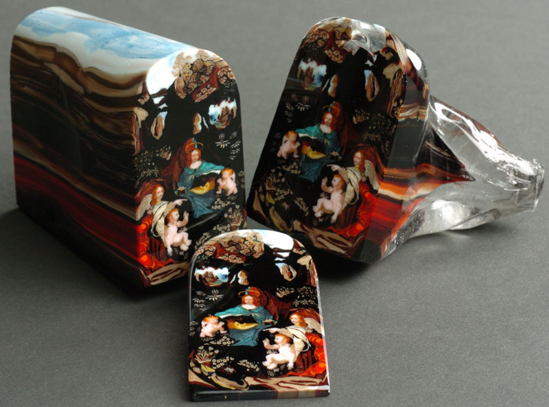This is Murrine. It's Made of Glass and Can Be Sliced Like a Loaf of Bread