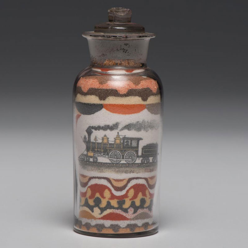 These Were Handmade in the 1800s by Layering Sand. No Glue was Used ...