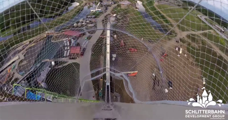 This is the First Ride Down the World’s Tallest Waterslide