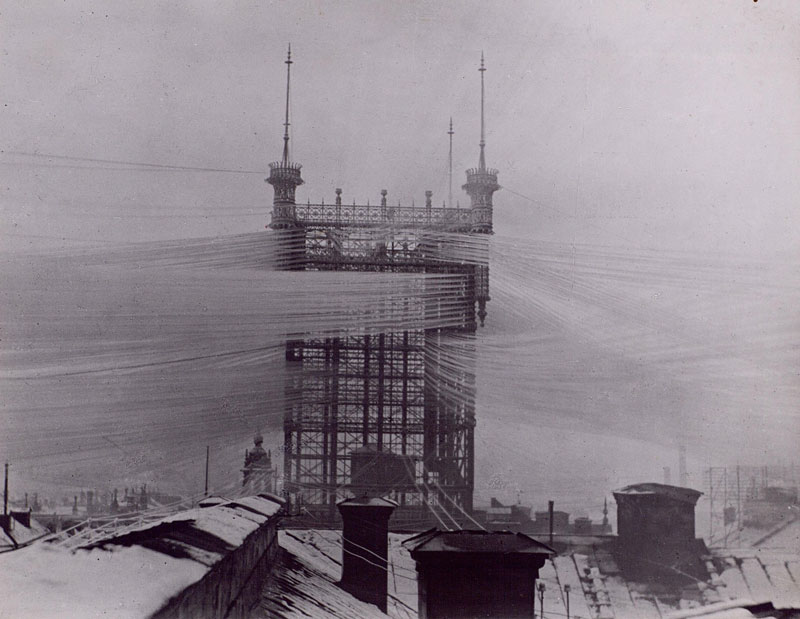 100 Years Ago this Telephone Tower in Stockholm Connected 5000 Telephone Lines
