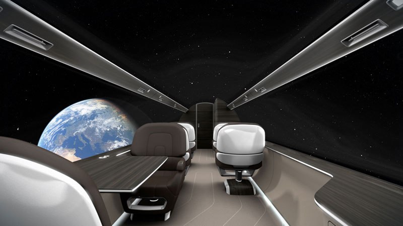 Windowless Cockpit Design This Windowless Plane Wants to Bring the Outside World In - TwistedSifter