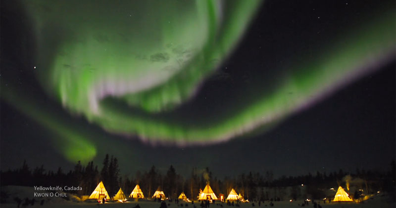 This is What Aurora Borealis Looks Like in Real-Time