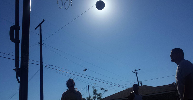Picture of the Day: Basketball Eclipse of the Sun