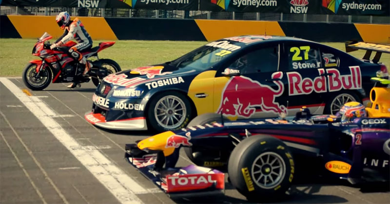 F1-CAR-VS-SUPERCAR-VS-MOTORBIKE-RED-BULL-TOP-GEAR-VIDEO » TwistedSifter