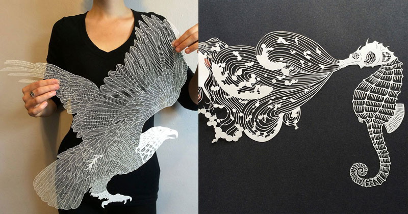12 Intricate Paper Artworks Cut by Hand