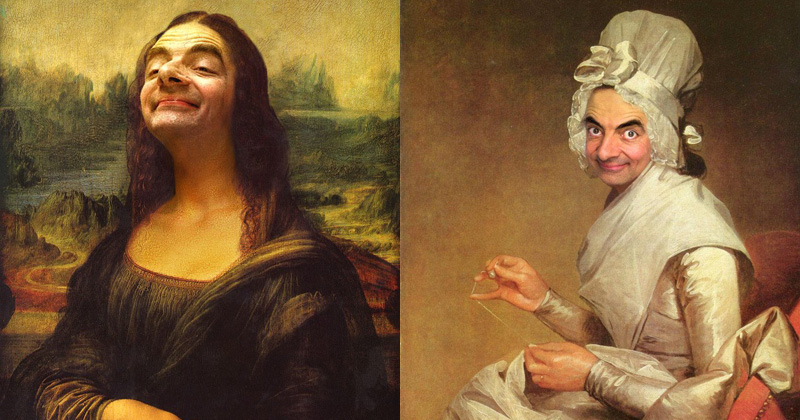 This Guy Can't Stop Photoshopping Mr Bean Into Famous Paintings