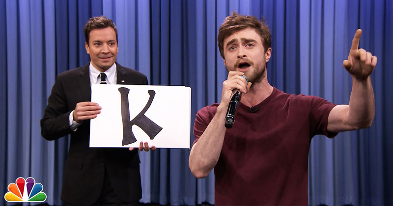 Daniel Radcliffe Raps 'Alphabet Aerobics' on Jimmy Fallon