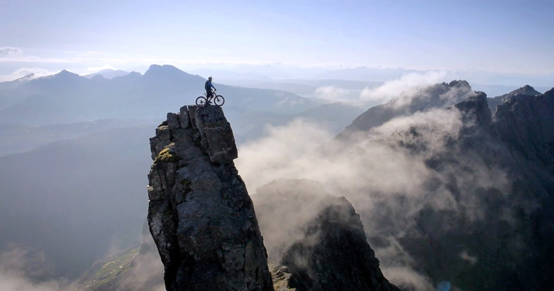 Danny MacAskill Rides the Infamous Ridge on the Isle of Skye