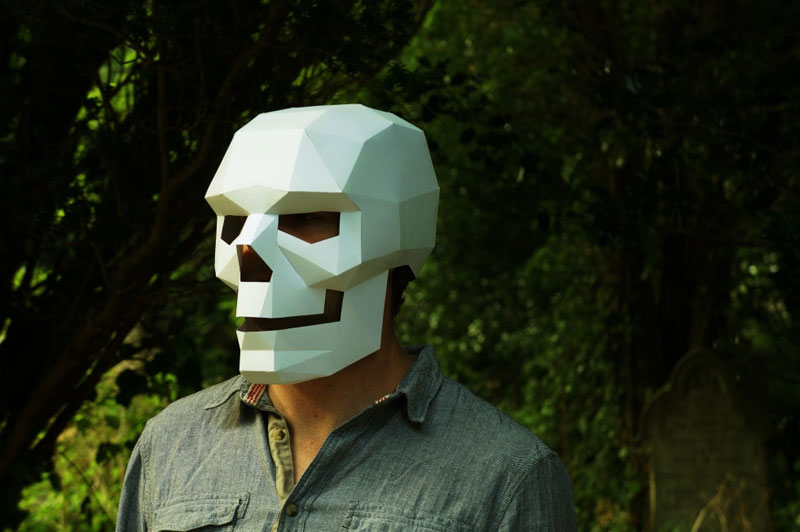 Geometric 3D Paper Masks by Steve Wintercroft (7)