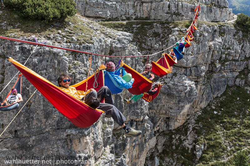 highline hammock session monte piana by sebastian wahlhutter 12 Highline Hammock Session in the Dolomites