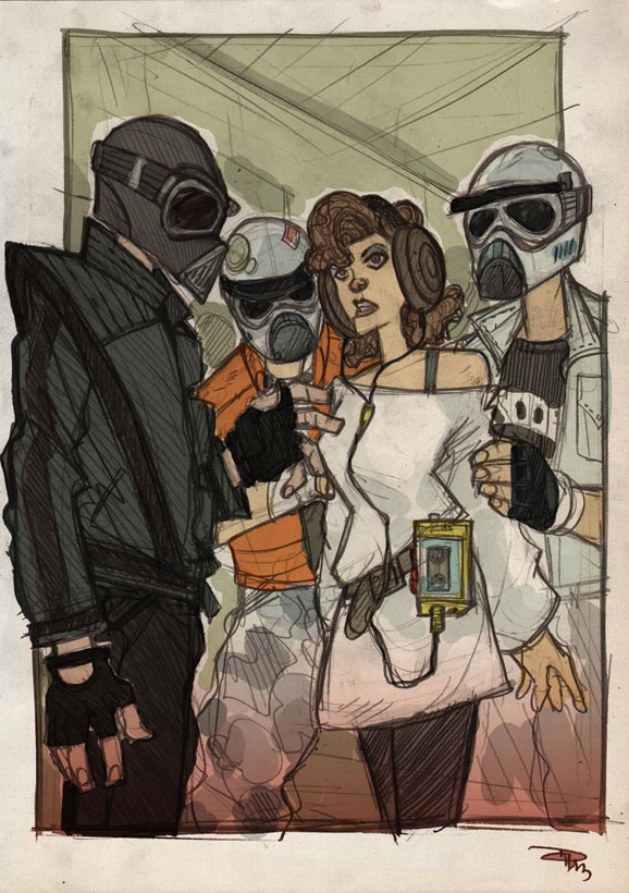 if star wars was set in an 80s high school by denis medri 9 If Star Wars was Set in an 80s High School