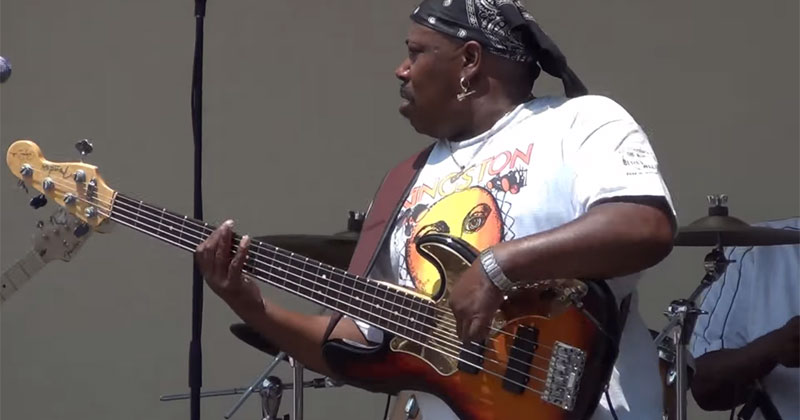 Larry Williams Shreds Bass Buitar Solo Mike Wheeler Band TwistedSifter