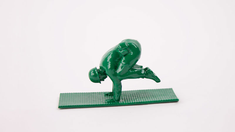Yoga Joes Little Plastic Green Army Men Doing Yoga (11)