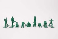 Yoga Joes: Little Plastic Green Army Men Doing Yoga