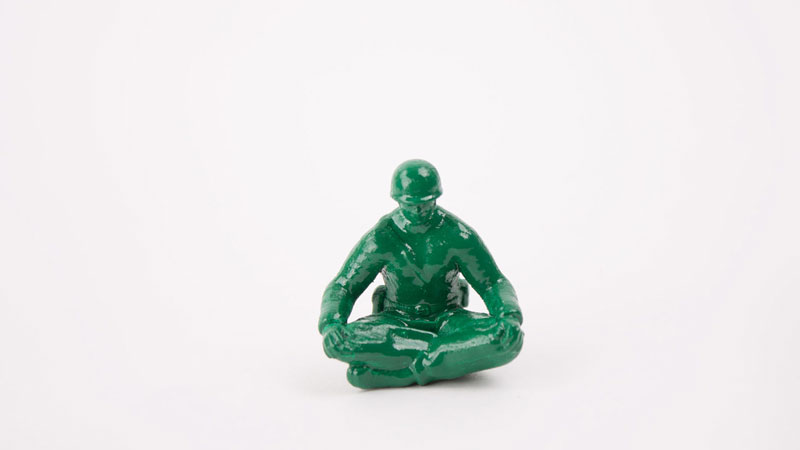 Yoga Joes Little Plastic Green Army Men Doing Yoga (6)