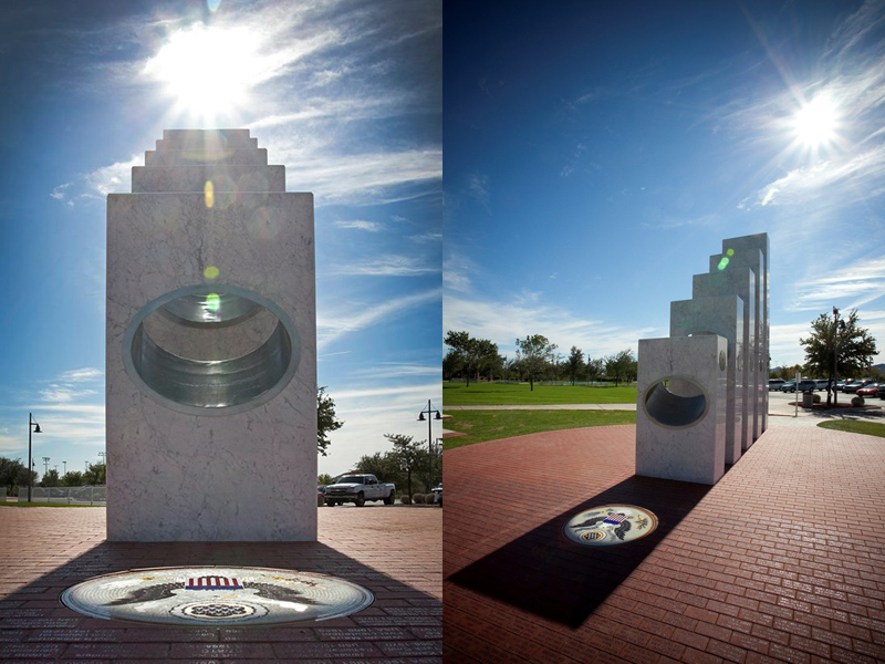 Once a Year at 11:11 am the Sun Shines Perfectly on this Memorial