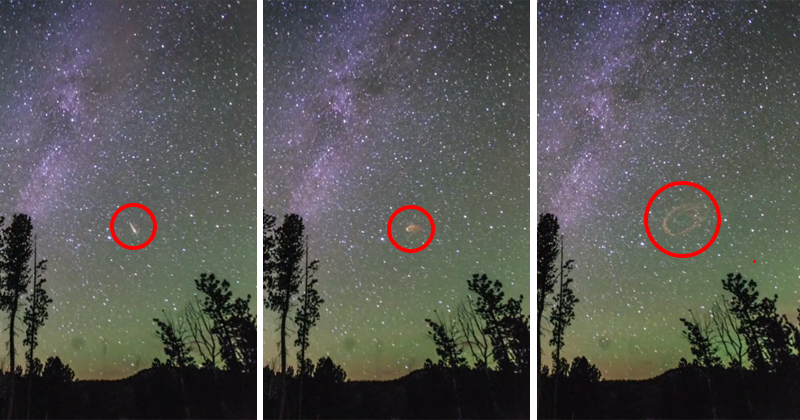 Timelapse Photographer Capturing the Milky Way Films Giant Fireball in ...